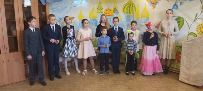 5 мая в Воскресной школе Ильинского храма села Дядьково состоялся Пасхальный концерт
